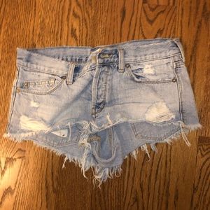 Free People Denim Cutoffs